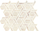 Daltile Fonte 10.25" x 11.43"-Natural Stone Mosaic-Daltile-Pier White Blend-10.25" x 11.43"-State Tile