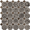 Daltile Rhetoric 12" x 12"-Porcelain Mosaic-Daltile-Composition Grey Mix-12" x 12"-State Tile
