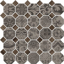 Daltile Rhetoric 12" x 12"-Porcelain Mosaic-Daltile-Composition Grey Mix-12" x 12"-State Tile