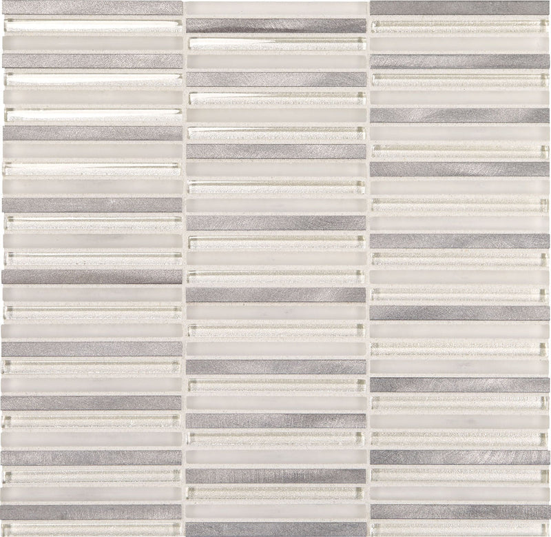 Daltile Lucent Skies 12" x 12"-Glass & Metal Mosaic-Daltile-Celestial Winter-12" x 12"-State Tile