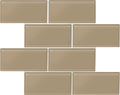 Daltile Amity 3" x 6"-Glass Tile-Daltile-Brown-3" x 6"-State Tile