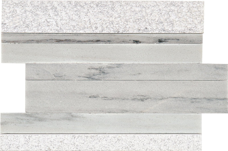 American Olean Ascend Stone 9" x 12"-Natural Stone Mosaic-American Olean-Candid Heather-9" x 12"-State Tile