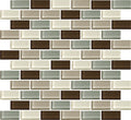 Daltile Color Wave 2 x 1 12" x 13"-Glass Mosaic-Daltile-Sweet Escape-12" x 13"-State Tile