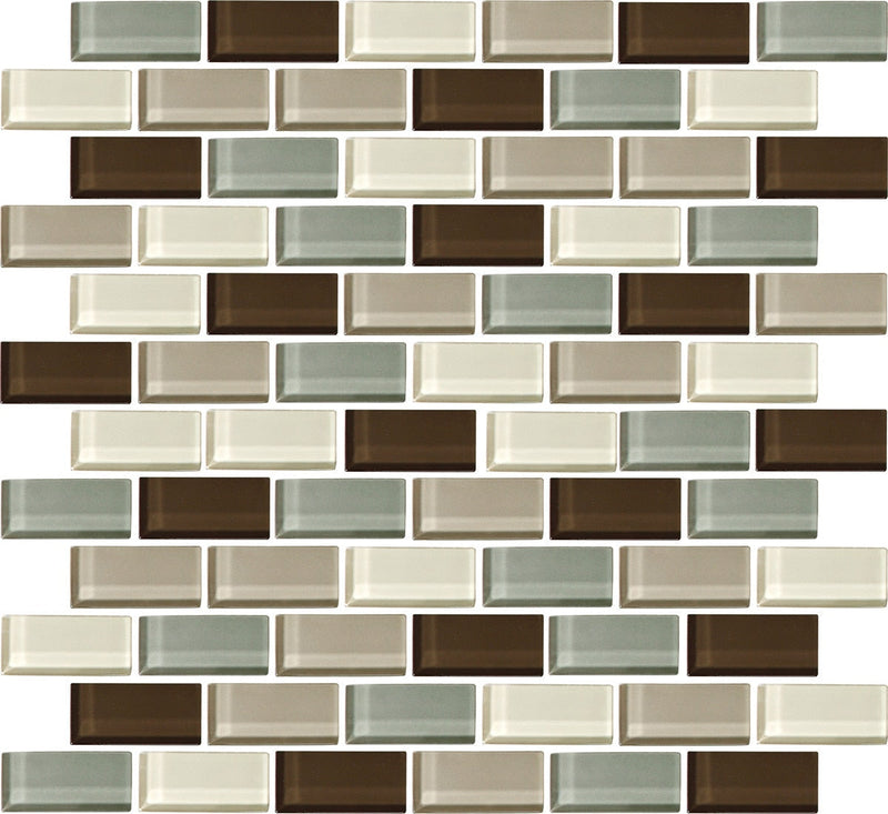 Daltile Color Wave 2 x 1 12" x 13"-Glass Mosaic-Daltile-Sweet Escape-12" x 13"-State Tile