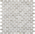 Daltile Limestone Mosaic 12" x 12"-Limestone Mosaic-Daltile-Chenille White Oval-12" x 12"-State Tile