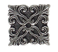 Daltile Massalia Button Frieze 1" x 1"-Metal Tile-Daltile-Pewter-1" x 1"-State Tile