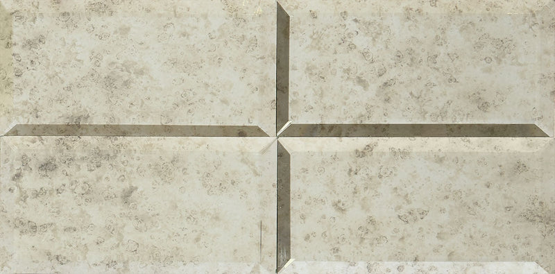 Daltile Lavaliere 3" x 6"-Glass Mosaic-Daltile-Antique Mirror-3" x 6"-State Tile