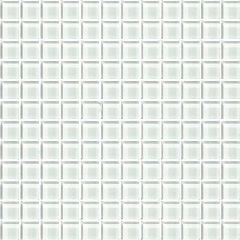 American Olean Color Appeal Mosaic 12" x 12"-Glass & Stone Mosaic-American Olean-Pearl-12" x 12"-State Tile