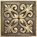 Daltile Massalia Deco Frieze 4" x 4"-Metal Tile-Daltile-Bullion-4" x 4"-State Tile