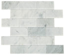 Daltile Simplystick Mosaix 12" x 12"-Natural Stone Mosaic-Daltile-Carrara White-12" x 12"-State Tile