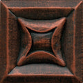 Daltile Armor 2" x 2"-Metal Tile-Daltile-Guilded Copper Star-2" x 2"-State Tile