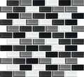 Daltile Color Wave 2 x 1 12" x 13"-Glass Mosaic-Daltile-Evening Mixer-12" x 13"-State Tile