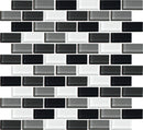 Daltile Color Wave 2 x 1 12" x 13"-Glass Mosaic-Daltile-Evening Mixer-12" x 13"-State Tile