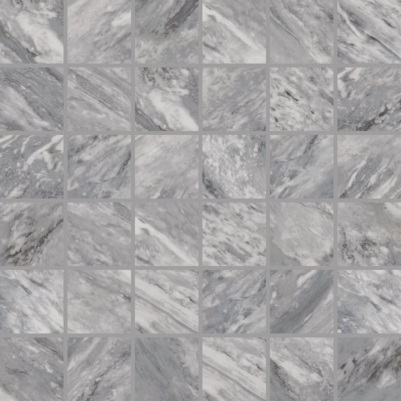 Daltile Marble Attache Lavish 2 x 2 11.75" x 11.75"-Porcelain Mosaic-Daltile-Stellar Grey-11.75" x 11.75"-State Tile