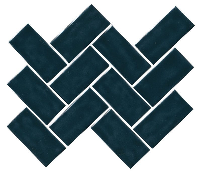 Marazzi Artezen 12" x 14"-Ceramic Mosaic-Marazzi-Deep Blue-12" x 14"-State Tile