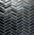 Daltile Illuminary Herringbone 12" x 12"-Glass Mosaic-Daltile-Pewter-12" x 12"-State Tile