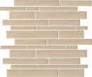 Daltile Amity Linear 12" x 14"-Glass Mosaic-Daltile-Beige-12" x 14"-State Tile