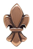 Daltile Massalia Button Fleur De Lis 1" x 1"-Metal Tile-Daltile-Copper-1" x 1"-State Tile