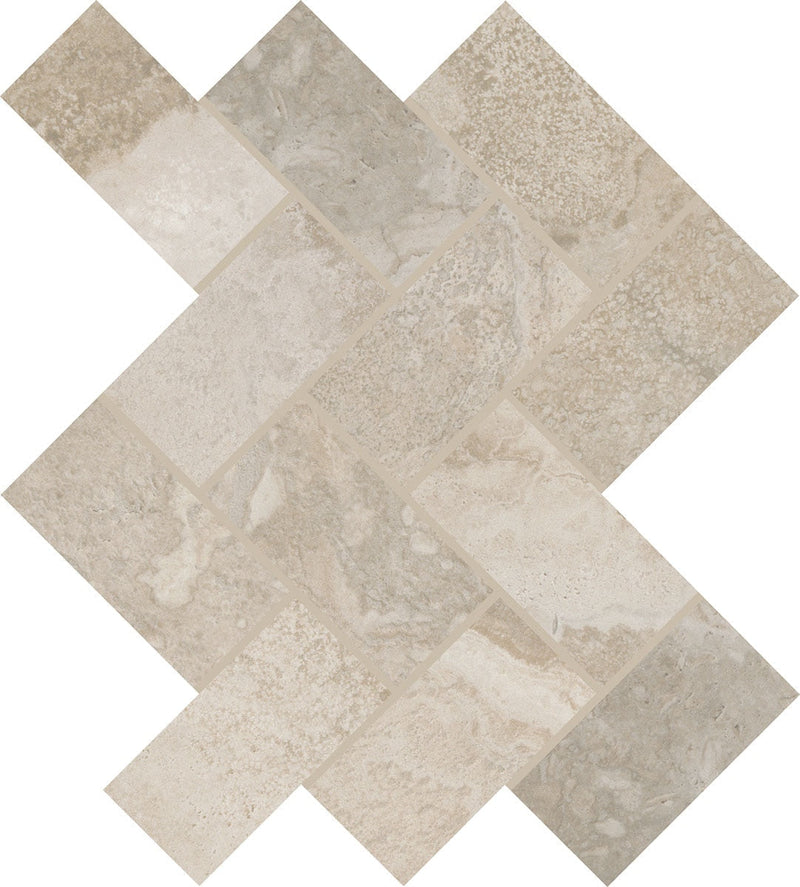 Daltile Arhaia 12" x 14"-Porcelain Mosaic-Daltile-Artifact Beige-12" x 14"-State Tile