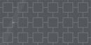 Daltile Showscape Square Lattice Pattern 12" x 24"-Ceramic Tile-Daltile-Deep Gray-12" x 24"-State Tile