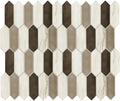 Daltile Fonte 10.75" x 11.75"-Natural Stone Mosaic-Daltile-Pier White Blend-10.75" x 11.75"-State Tile