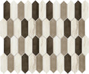 Daltile Fonte 10.75" x 11.75"-Natural Stone Mosaic-Daltile-Pier White Blend-10.75" x 11.75"-State Tile