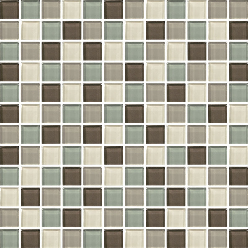 Daltile Color Wave 1 x 1 12" x 12"-Glass Mosaic-Daltile-Sweet Escape-12" x 12"-State Tile