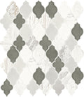Daltile Raine 11.25" x 13.37"-Marble Mosaic-Daltile-Stratus White Blend-11.25" x 13.37"-State Tile
