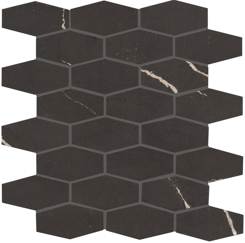 Marazzi Classentino 12" x 12"-Porcelain Mosaic-Marazzi-Centurio Black-12" x 12"-State Tile