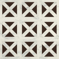 American Olean Ideology Deco 24" x 24"-Porcelain Tile-American Olean-Carrara White & Black-24" x 24"-State Tile