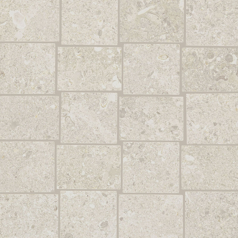 Daltile Dignitary Abstract 12" x 12"-Porcelain Mosaic-Daltile-Luminary White-12" x 12"-State Tile
