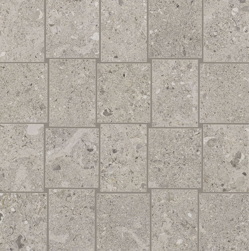Daltile Dignitary Abstract 12" x 12"-Porcelain Mosaic-Daltile-Superior Taupe-12" x 12"-State Tile