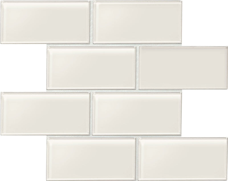 Daltile Amity 3" x 6"-Glass Tile-Daltile-White-3" x 6"-State Tile