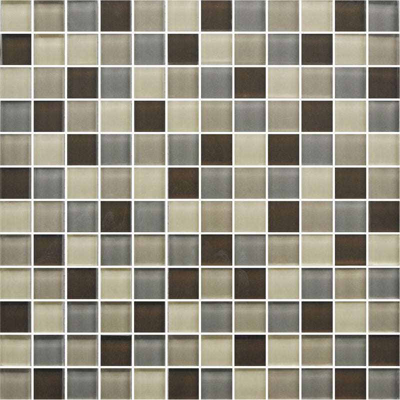 American Olean Color Appeal 1 x 1 12" x 12"-Glass & Stone Mosaic-American Olean-Pecan Grove-12" x 12"-State Tile