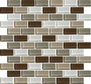 Daltile Color Wave 2 x 1 12" x 13"-Glass Mosaic-Daltile-Downtown Oasis-12" x 13"-State Tile