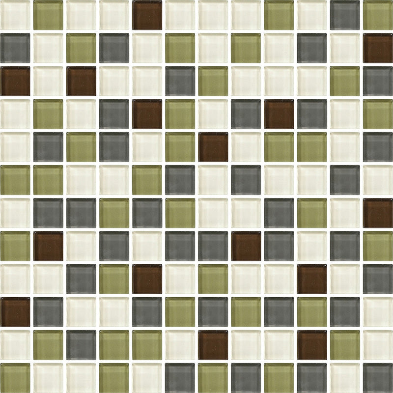Daltile Color Wave 1 x 1 12" x 12"-Glass Mosaic-Daltile-Autumn Trail-12" x 12"-State Tile