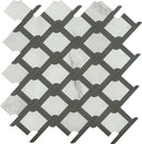 Marazzi Classentino 14" x 15"-Porcelain Mosaic-Marazzi-Palazzo White and Centurio Black-14" x 15"-State Tile