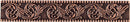 Daltile Massalia Deco Frieze 1" x 6"-Metal Strip-Daltile-Copper-1" x 6"-State Tile