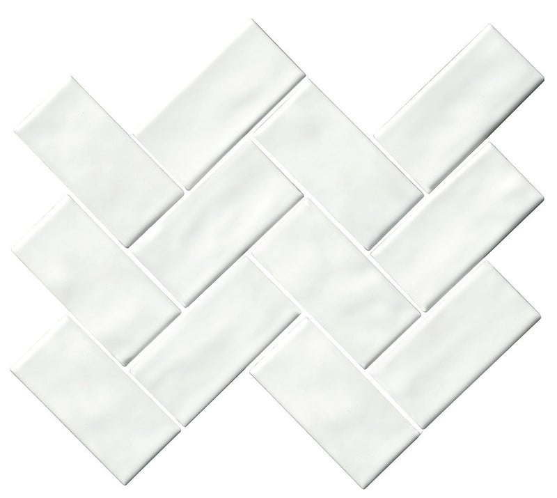 Marazzi Artezen 12" x 14"-Ceramic Mosaic-Marazzi-Elegant White-12" x 14"-State Tile