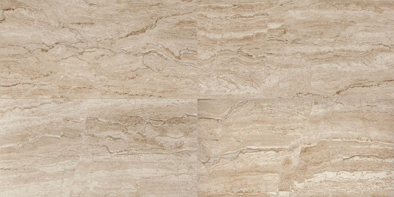 Daltile Marble Attache 12" x 48"-Porcelain Tile-Daltile-Travertine Matte-12" x 48"-State Tile