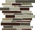 Daltile Crystal Shores Linear 12" x 14"-Glass Mosaic-Daltile-Hazel Harbor-12" x 14"-State Tile