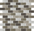 Daltile Color Wave 2 x 1 12" x 13"-Glass Mosaic-Daltile-Soft Cashmere-12" x 13"-State Tile