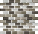 Daltile Color Wave 2 x 1 12" x 13"-Glass Mosaic-Daltile-Soft Cashmere-12" x 13"-State Tile