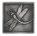 Daltile Massalia Dot Dragon Fly 2" x 2"-Metal Tile-Daltile-Pewter-2" x 2"-State Tile