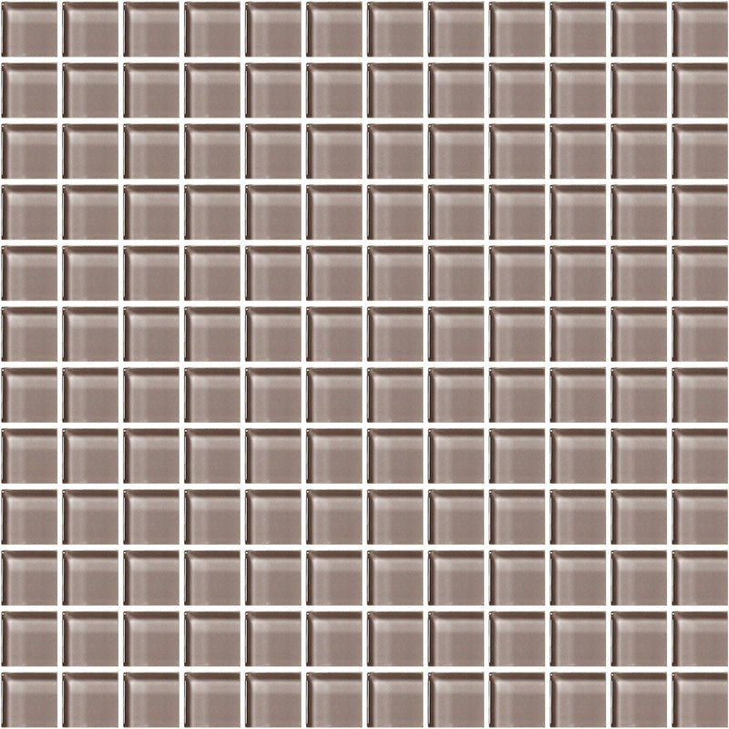 American Olean Color Appeal Mosaic 12" x 12"-Glass & Stone Mosaic-American Olean-Orchid-12" x 12"-State Tile