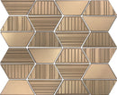 Daltile Industrial Metals 10" x 13"-Metal Mosaic-Daltile-Gold-10" x 13"-State Tile
