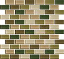 Daltile Color Wave 2 x 1 12" x 13"-Glass Mosaic-Daltile-Rain Forest-12" x 13"-State Tile
