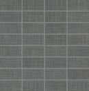 Daltile Fabric Art Modern Textile Mosaic 12" x 24"-Porcelain Mosaic-Daltile-Modern Text Dark Gray-12" x 24"-State Tile