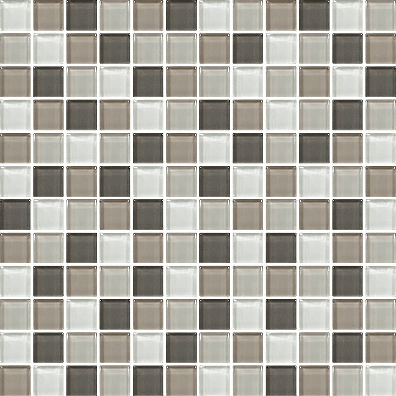 Daltile Color Wave 1 x 1 12" x 12"-Glass Mosaic-Daltile-Soft Cashmere-12" x 12"-State Tile