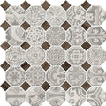 Daltile Rhetoric 12" x 12"-Porcelain Mosaic-Daltile-Aristotle White Mix-12" x 12"-State Tile